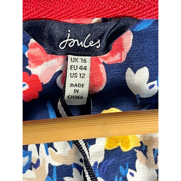 Joules Vibrant Blue Floral Midi Dress - Picture 13 of 16